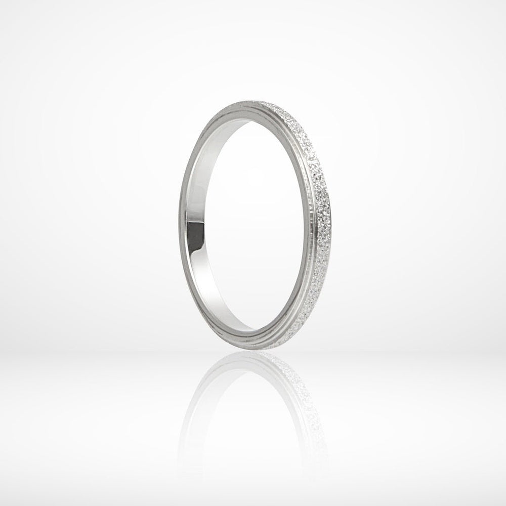 Milgrain Ring Silver Slim