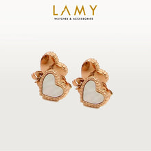 Khuyên tai LAMY Ari Heart Black Earrings CDE3003BL