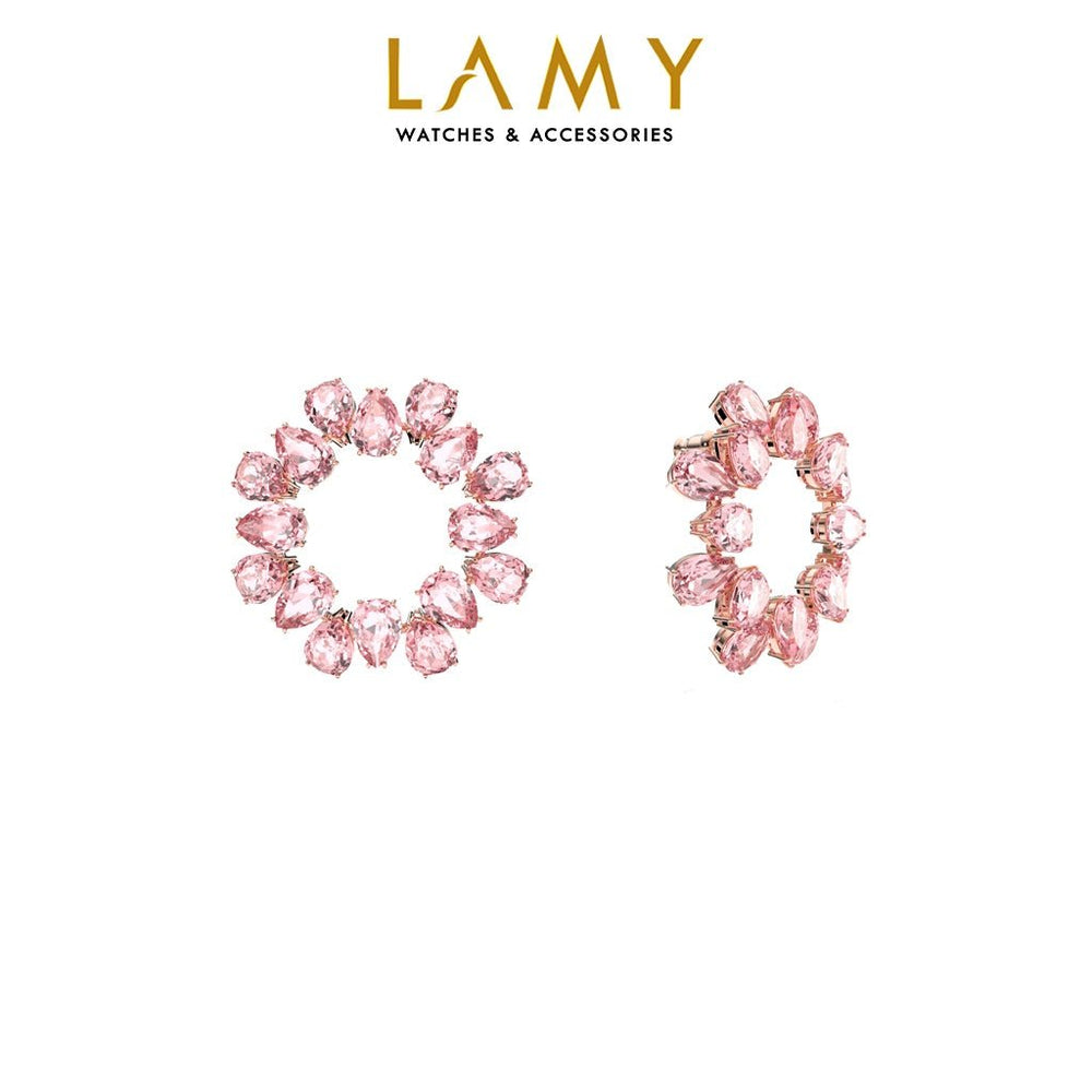 Millenia Hoop Earrings Pink