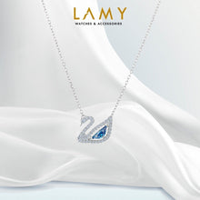 Dây chuyền nữ Crystal Swan Necklace Silver CDE6042SV