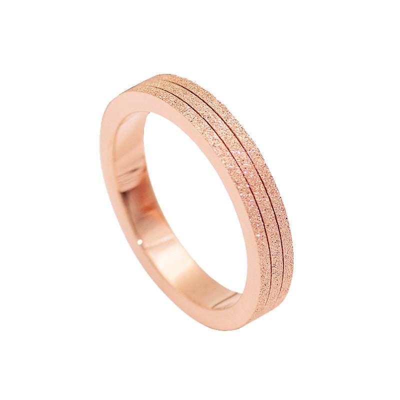 Double Milgrain Ring Wide