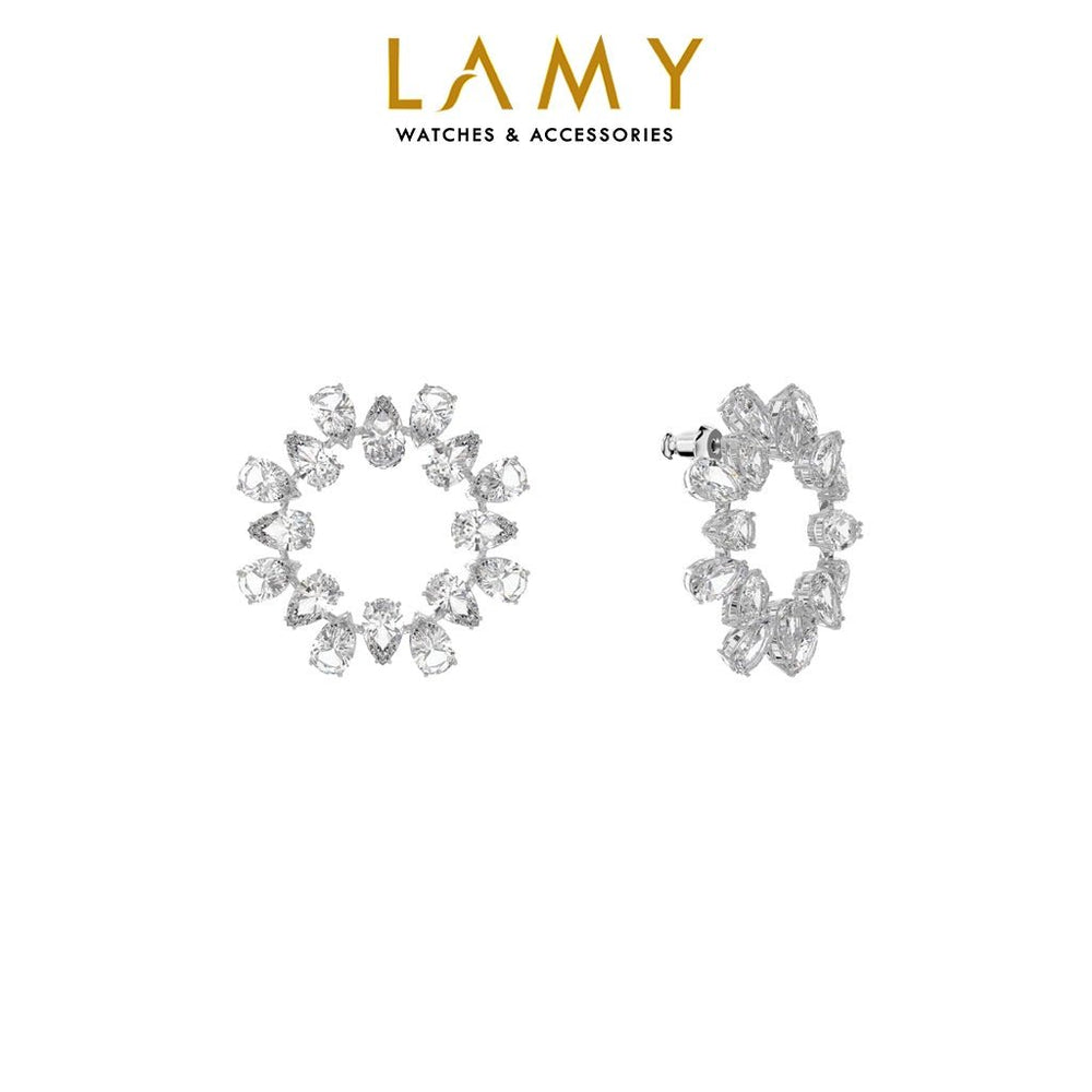 Millenia Hoop Earrings White