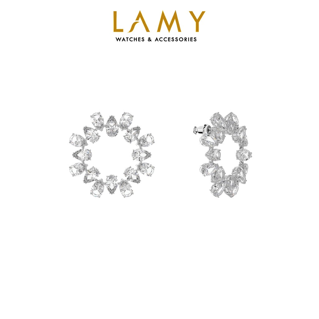 Khuyên tai CDE Millenia Hoop Earrings Silver CDE3044WH