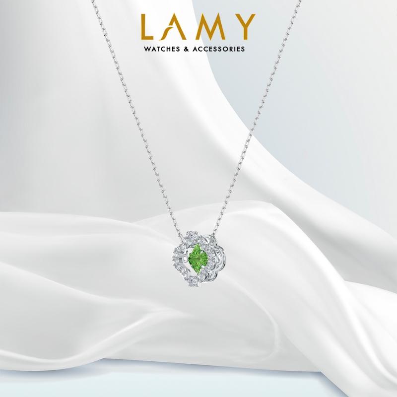 Dây chuyền CDE Sparkling Flower Necklace Green CDE6053GR