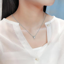 Dây chuyền Geometric Opal Necklace Silver CDE6063SV