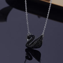 Dây chuyền nữ Black Swan Silver Necklace CDE6041BL