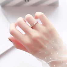 Bộ nhẫn LAMY Stone Inlaid Rose Gold Ring CDE8047RG & CDE8021RG