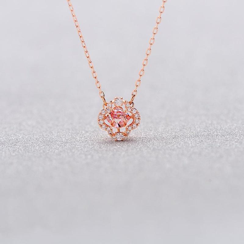 Dây chuyền CDE Sparkling Dance Necklace Pink CDE6053PI