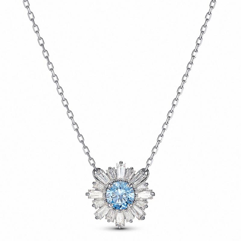 Dây chuyền CDE Sunshine Pendant Blue Necklace CDE6058BLU