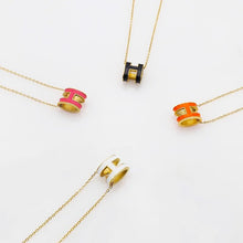 Dây chuyền nữ H-shaped White Necklaces CDE6028WH
