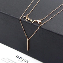 Dây chuyền nữ I LOVE Necklace CDE6018GG