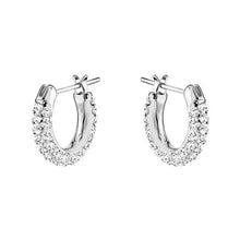Khuyên tai LAMY Stone Hoop Earrings Silver CDE3047SV