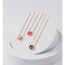 Dây chuyền nữ H-shaped White Necklaces CDE6028WH