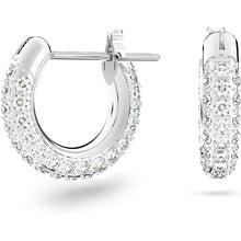 Khuyên tai LAMY Stone Hoop Earrings Silver CDE3047SV
