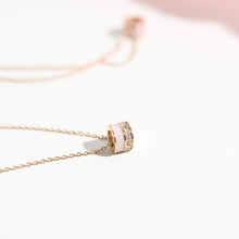 Dây chuyền Geometric Opal Necklace Rose Gold CDE6063RG