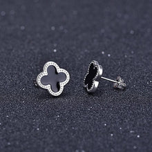 Khuyên tai LAMY Lucky Four Leaves Earrings Silver CDE3023SV.BL
