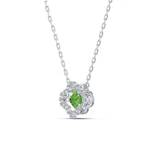 Dây chuyền Sparkling Flower Necklace Green CDE6053GR