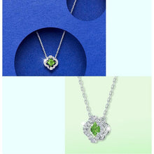 Dây chuyền Sparkling Flower Necklace Green CDE6053GR