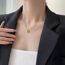 Dây chuyền nữ H-shaped Necklace Rose Gold CDE6030RG