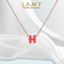 Dây chuyền nữ H-shaped Orange Necklaces CDE6028OR