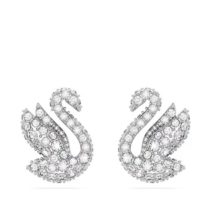 Khuyên tai CDE Iconic Swan Stud Earrings Silver CDE303