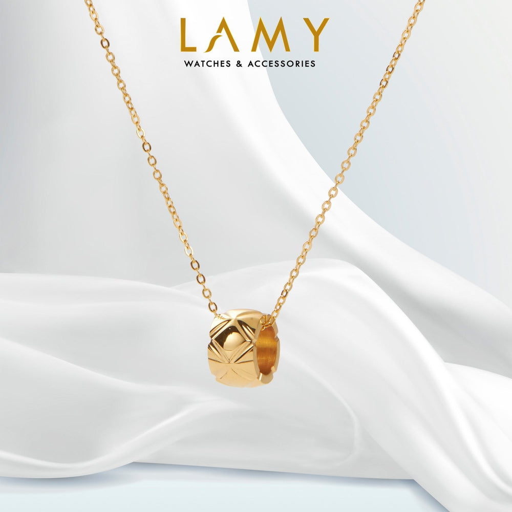 Split Flower X Necklace Gold