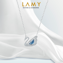 Dây chuyền Dancing Swan Necklace Blue CDE6052BU