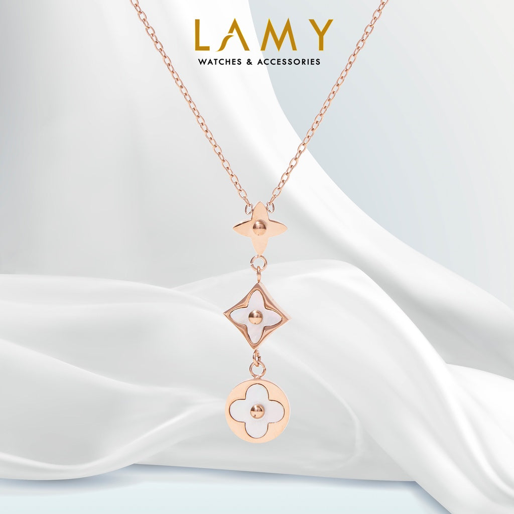 Dây chuyền nữ CDE Four Leaves Necklace Rose Gold CDE6025RG