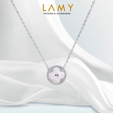 Dây chuyền nữ Lucky Leaves Necklace Silver CDE6024SV