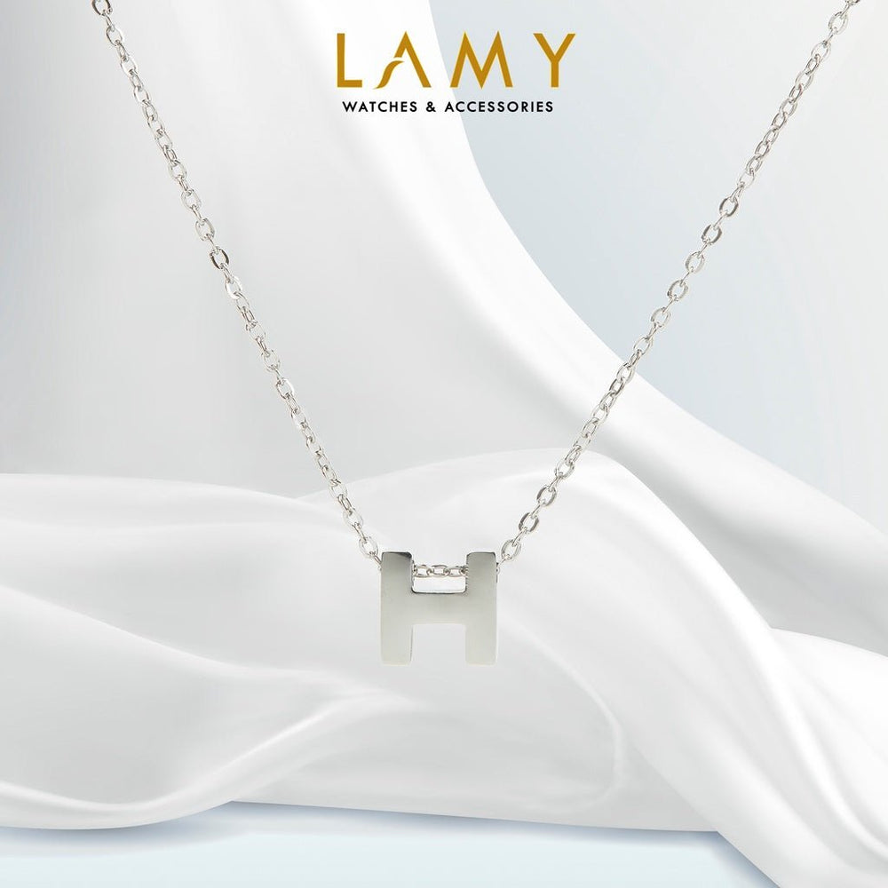 H-shaped Necklace Silver