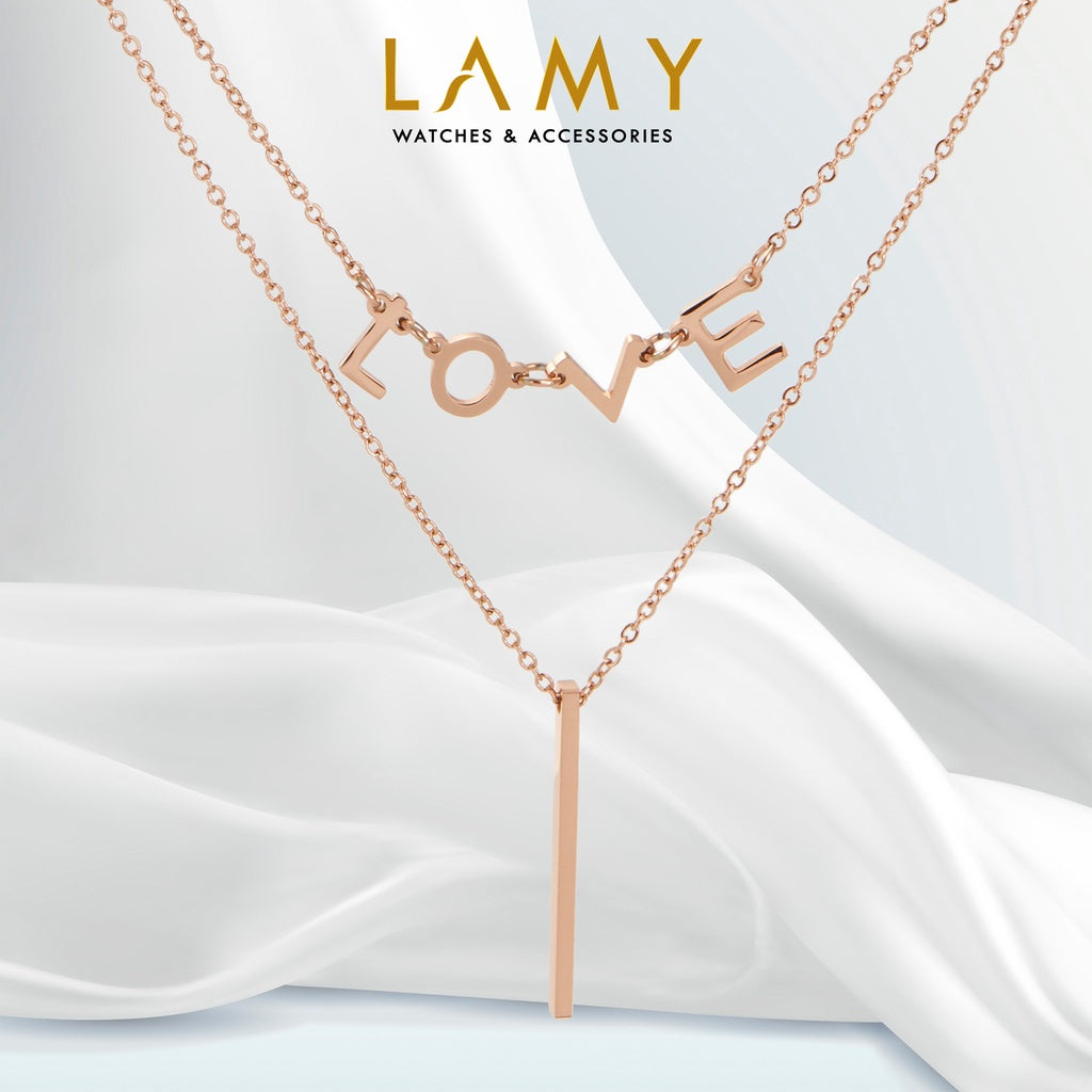 Dây chuyền nữ CDE I LOVE Necklace CDE6018RG