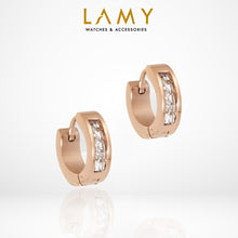Khuyên tai LAMY Diamond Buckle Earrings CDE3014RG