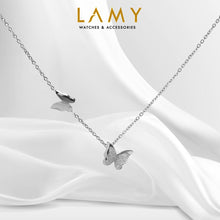 Dây chuyền LAMY Pave Butterfly Necklace Silver CDE6005SV