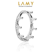 Nhẫn LAMY Clear Sparkling Crown Sliver Ring CDE8057SV